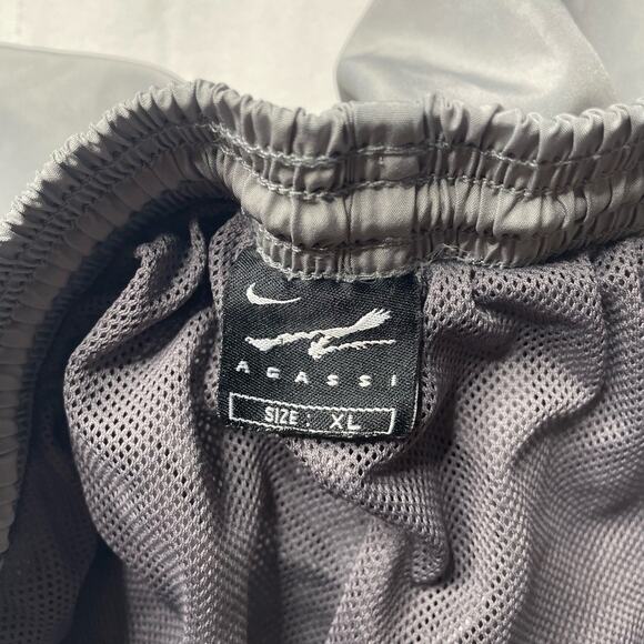 Vintage Nike Agassi Shorts Gray Size XL - Picture 8 of 9